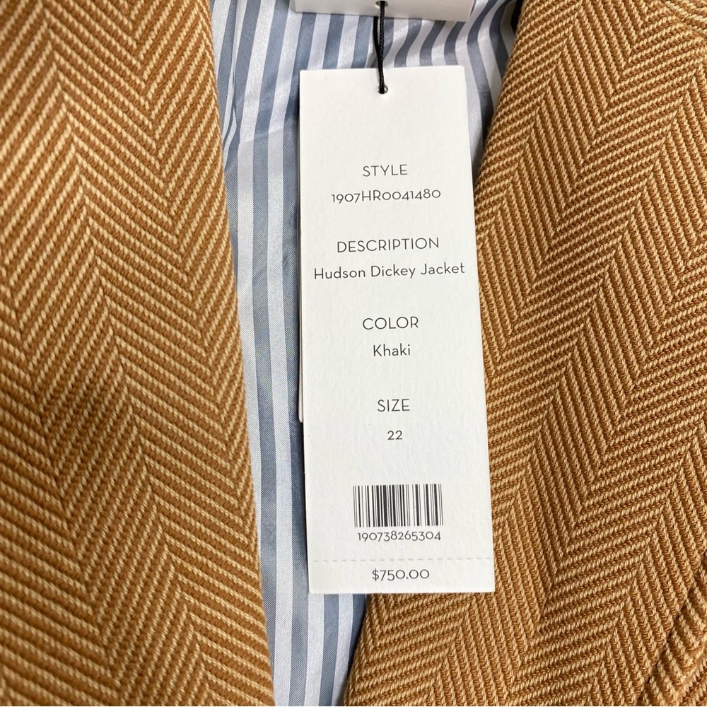 Veronica Beard Hudson Dickey Jacket Khaki Equestrian - Picture 7 of 11